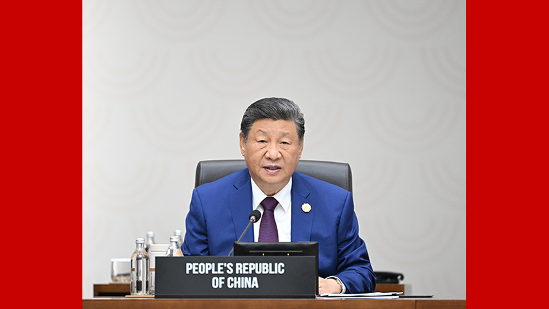 Xi Jinping legt Drei-Punkte-Vorschlag für nachhaltige und bessere Zukunft in asiatisch-pazifischem Raum vor