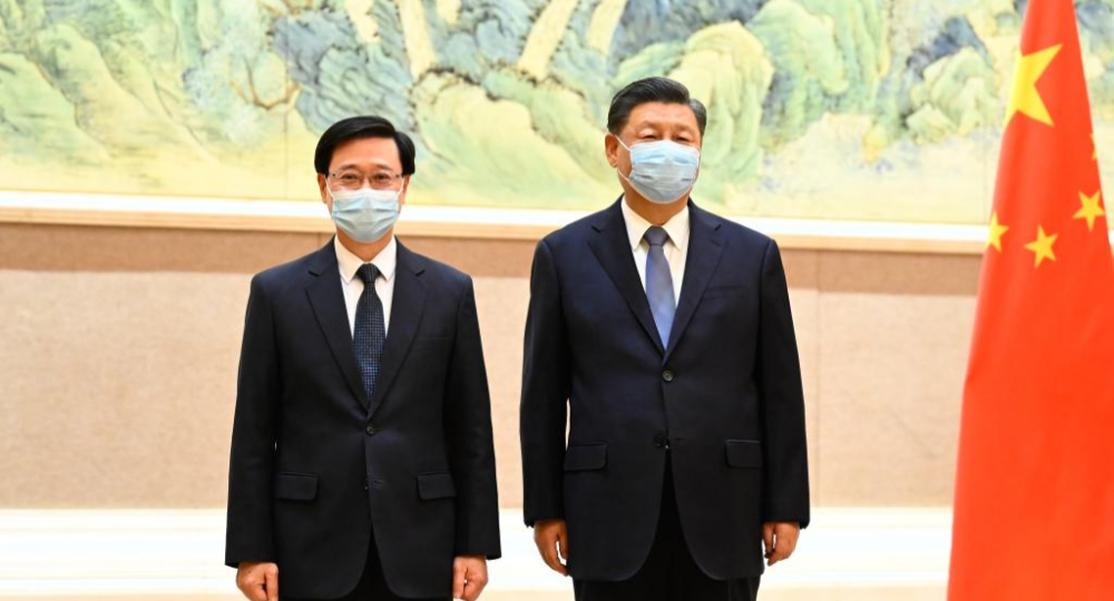 Xi trifft neuen Chief Executive von HKSAR John Lee