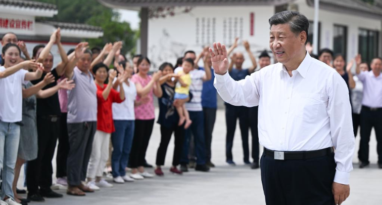 Xi inspiziert südwestchinesische Stadt Meishan
