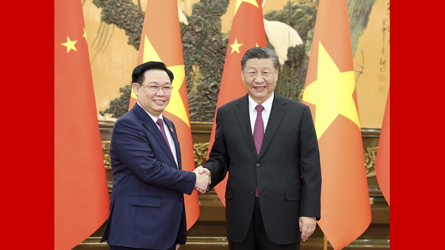 Xi Jinping trifft Vorsitzenden der Nationalversammlung von Vietnam
