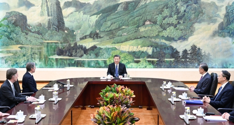Xi Jinping trifft US-Außenminister Antony Blinken