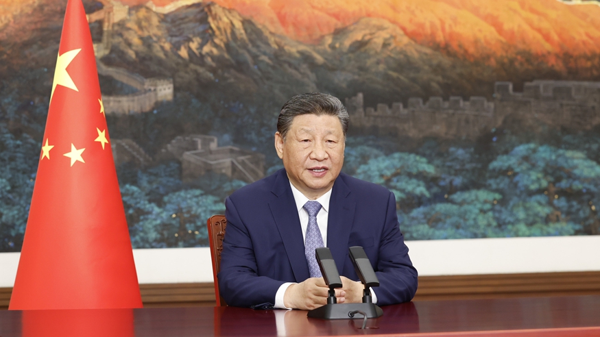 Xi Jinping hält Rede auf virtuellem Treffen zum Thema Klima und gerechter Wandel