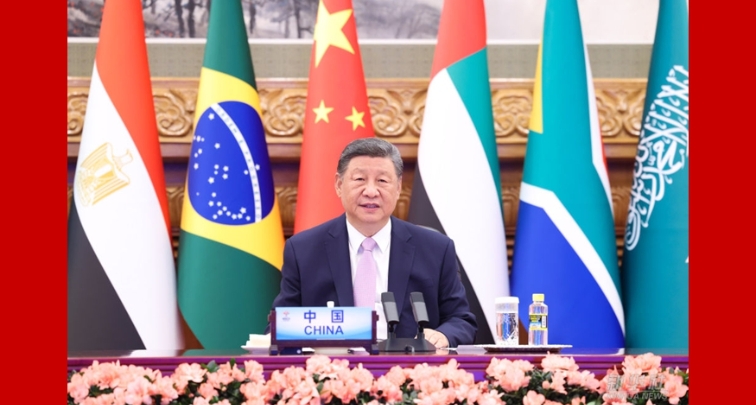 Xi Jinping nimmt an virtuellem BRICS-Gipfel teil